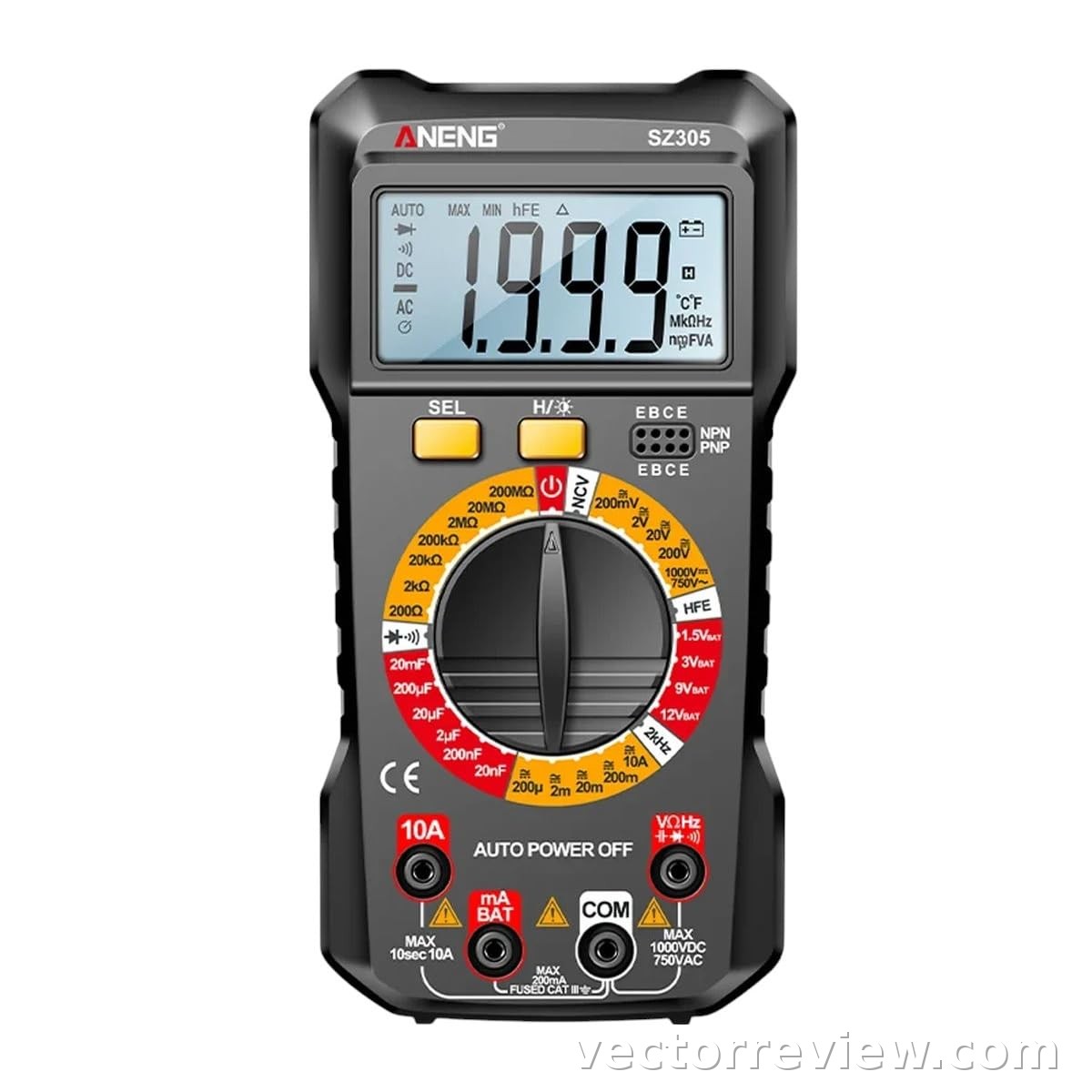 ALRIWMINSI Aneng SZ305 Digital Multimeter User Manual