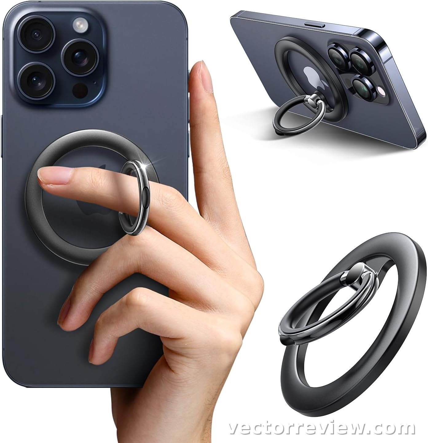 LISEN for Magsafe Phone Grip Holder Magnetic Phone Ring, Rotatable ...