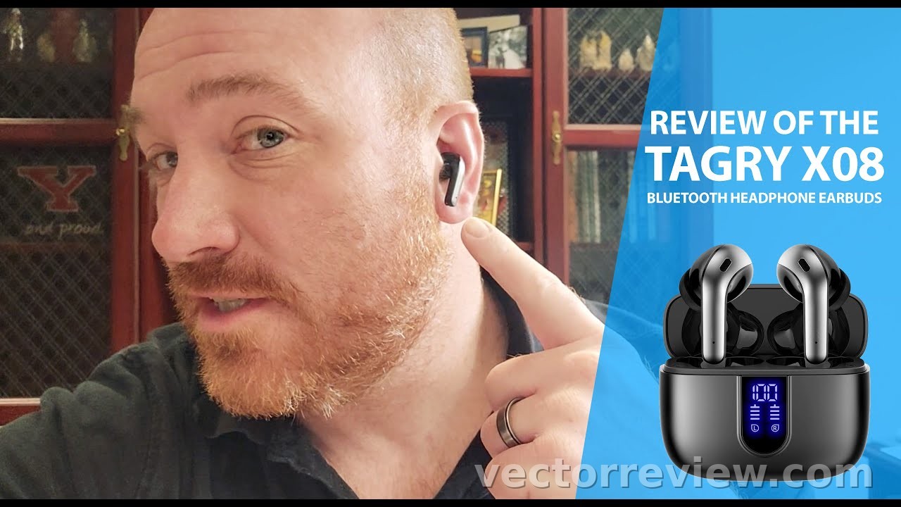 TAGRY X08 Bluetooth Headphones Wireless Earbuds | Great for Work ...