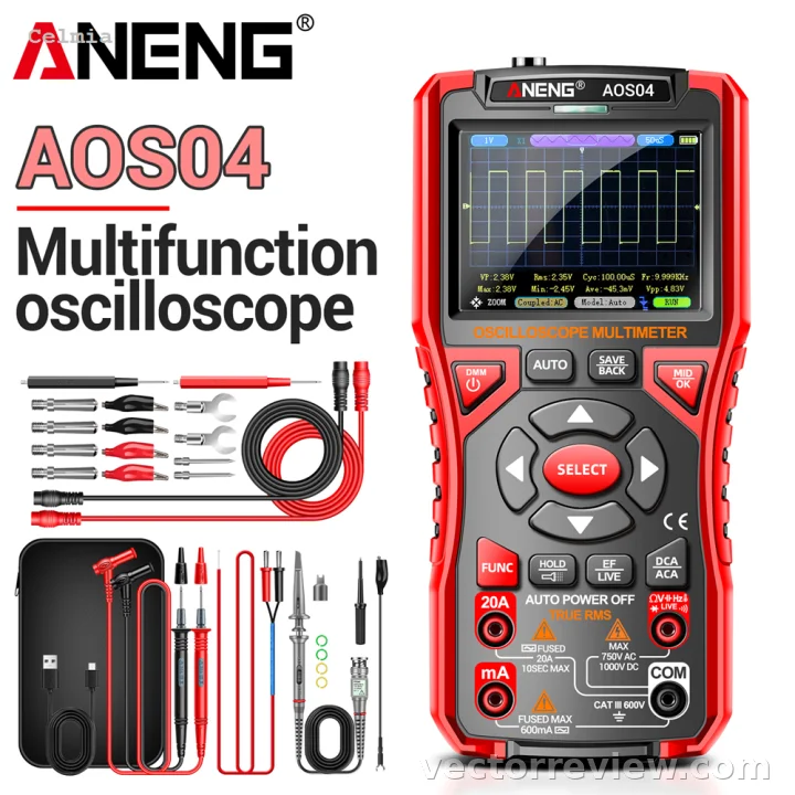 ANENG AOS04 2‑in‑1 Oscilloscope Multimeter Review