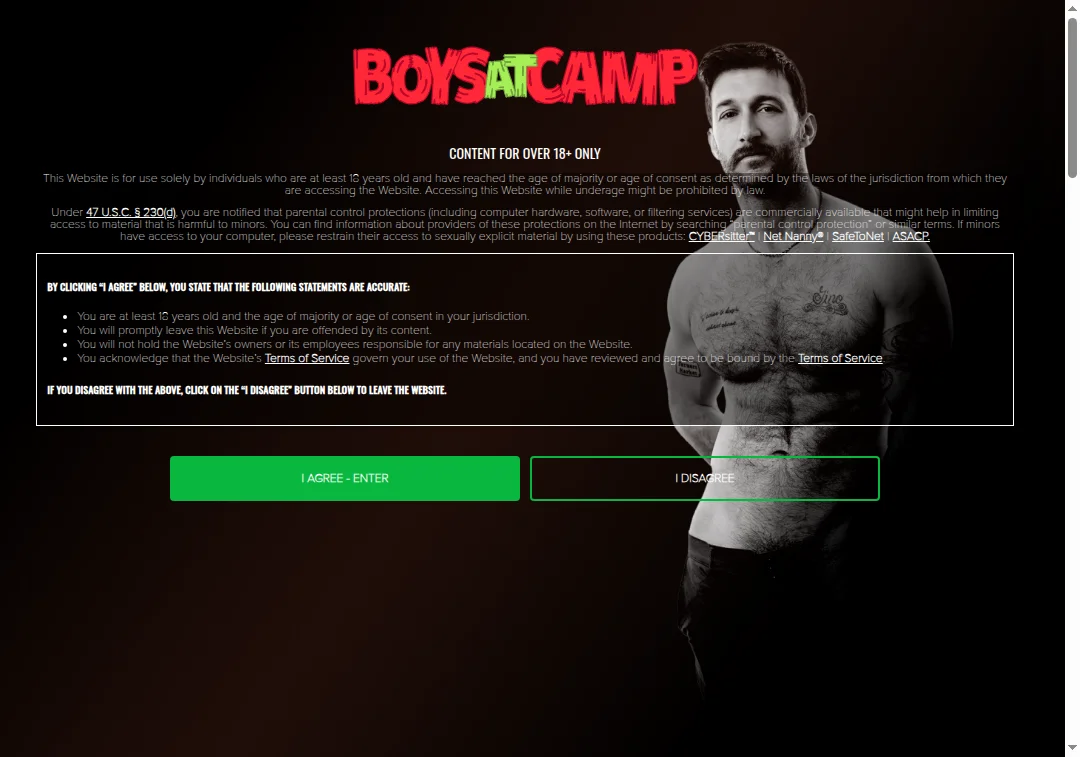 Boysatcamp.com Review alert avoid this adult store