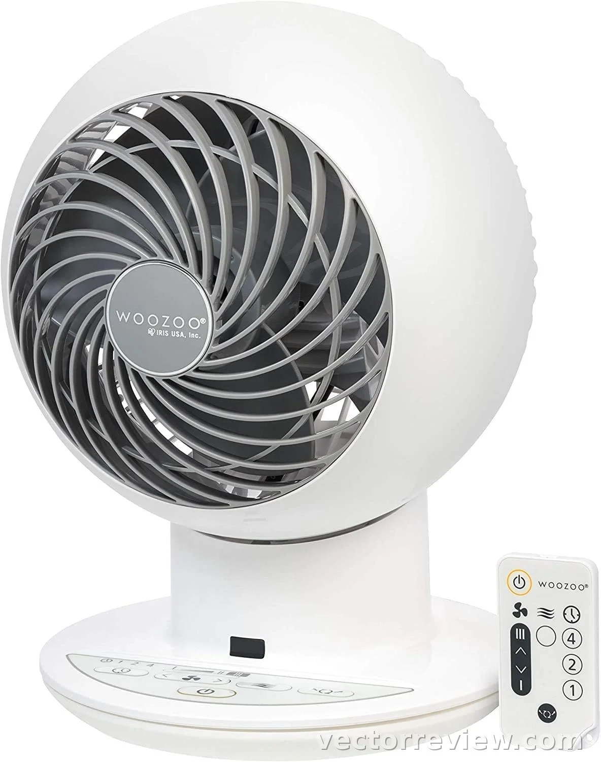 IRIS USA WOOZOO Air Circulator Fan with Remote, 5 Speeds, Quiet Fan, White review