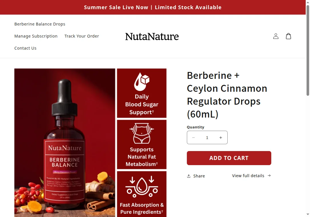 Nutanature.com Scam Store – Avoid This Fake Wellness Site