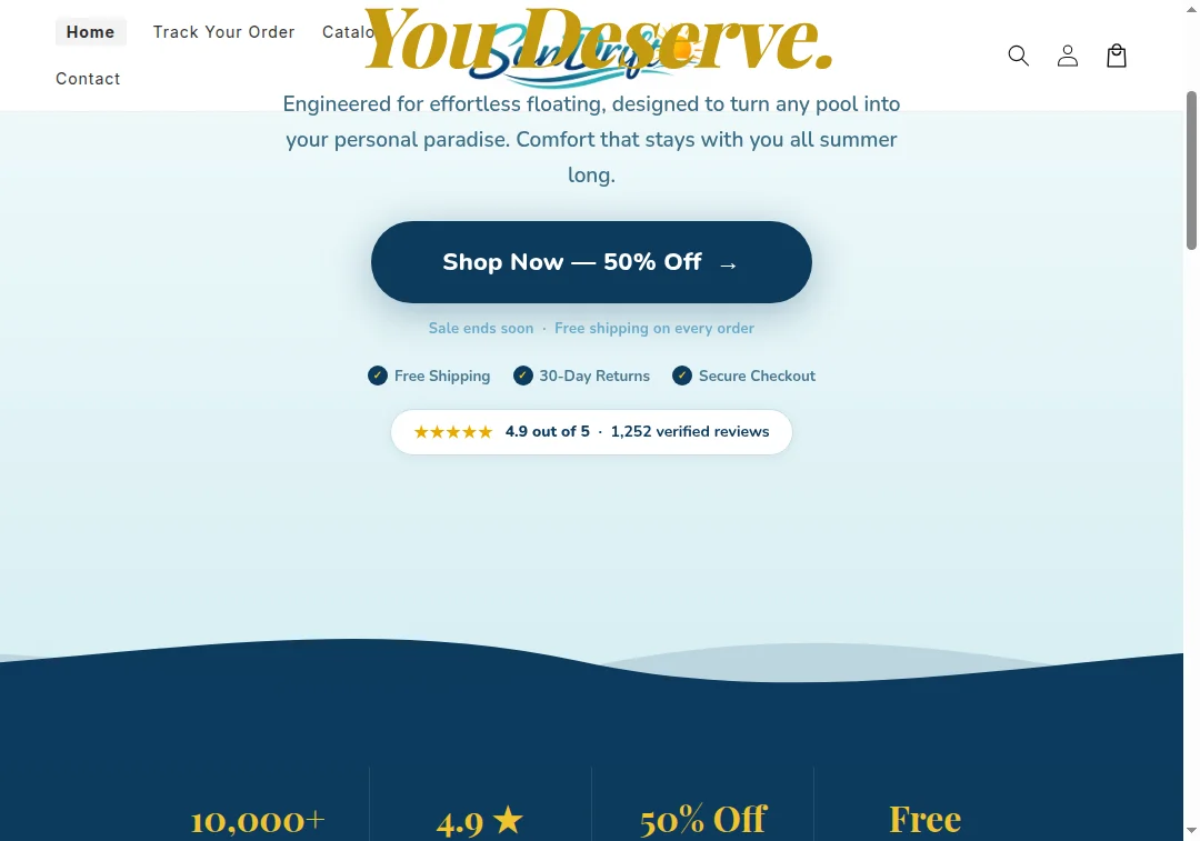 Shopsundrift.com scam alert: avoid this pool store