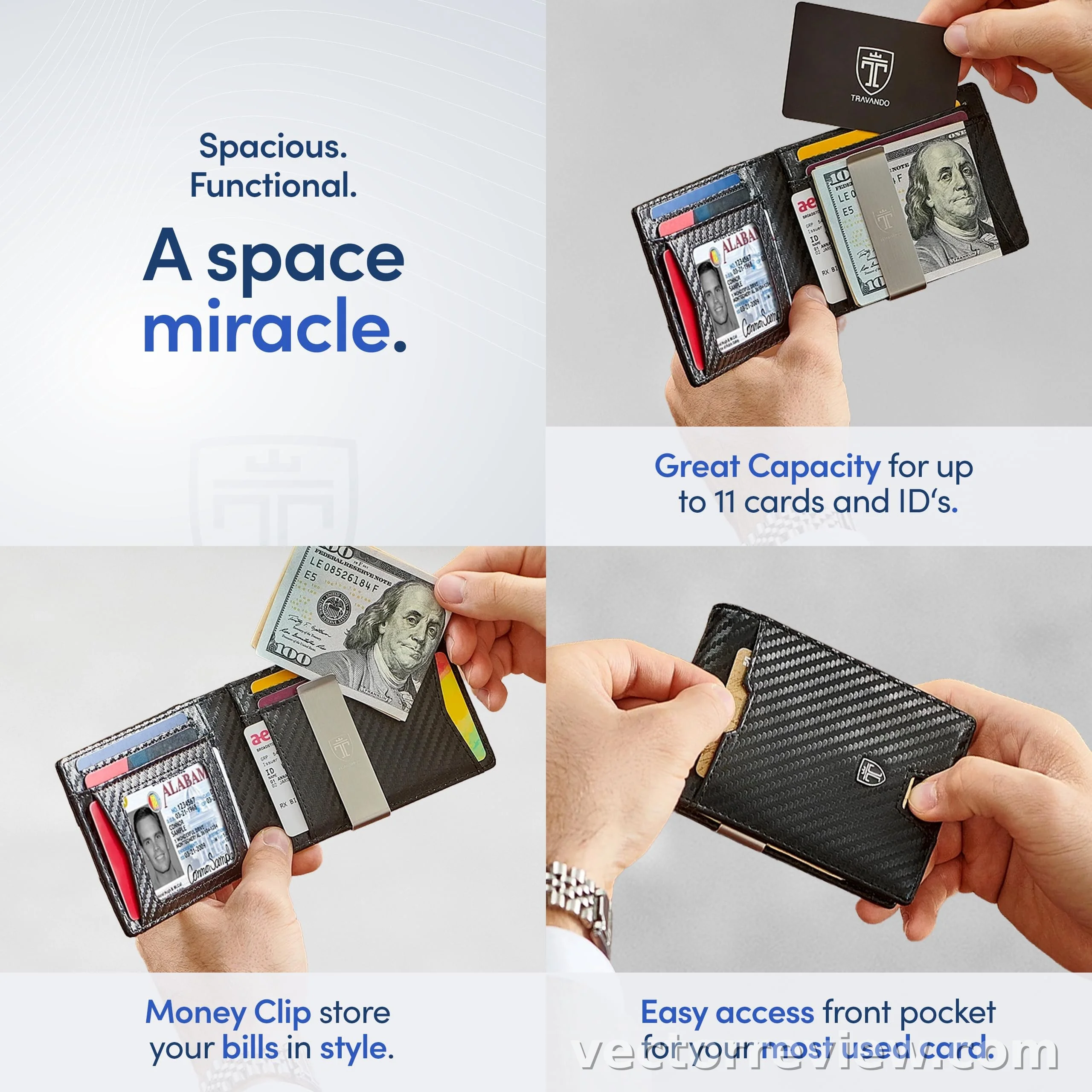 TRAVANDO Money Clip Wallet Review