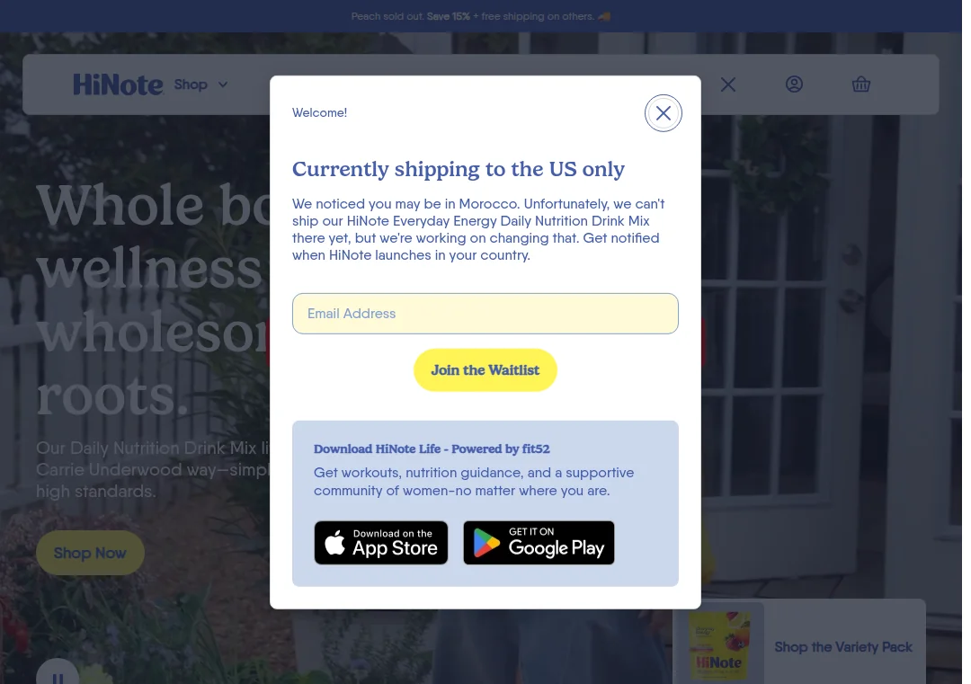 Hinote.com missing email address for customer contact
