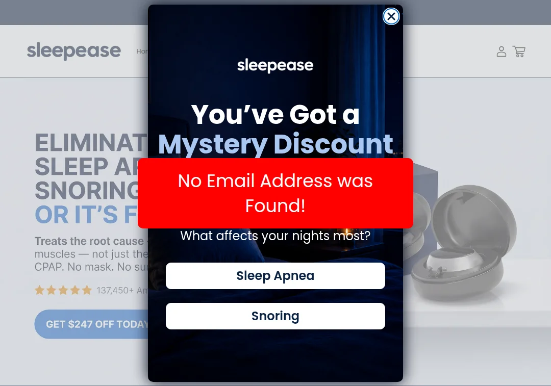 Email not available for trysleepease.co