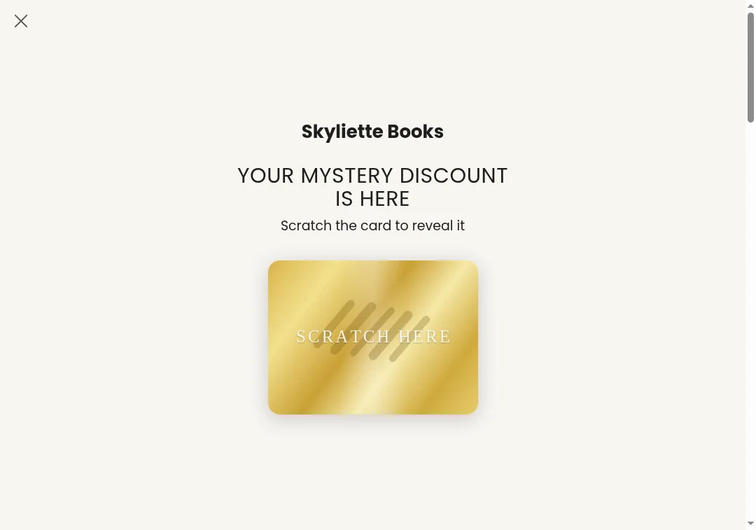 Screenshot of skyliette.com homepage showing its storefront